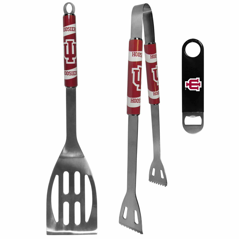 Indiana Hoosiers 2 pc BBQ Set and Bottle Opener - Siskiyou Buckle - Flyclothing LLC