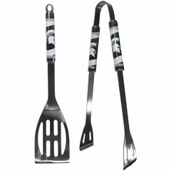 Michigan St. Spartans 2 pc Steel BBQ Tool Set - Flyclothing LLC