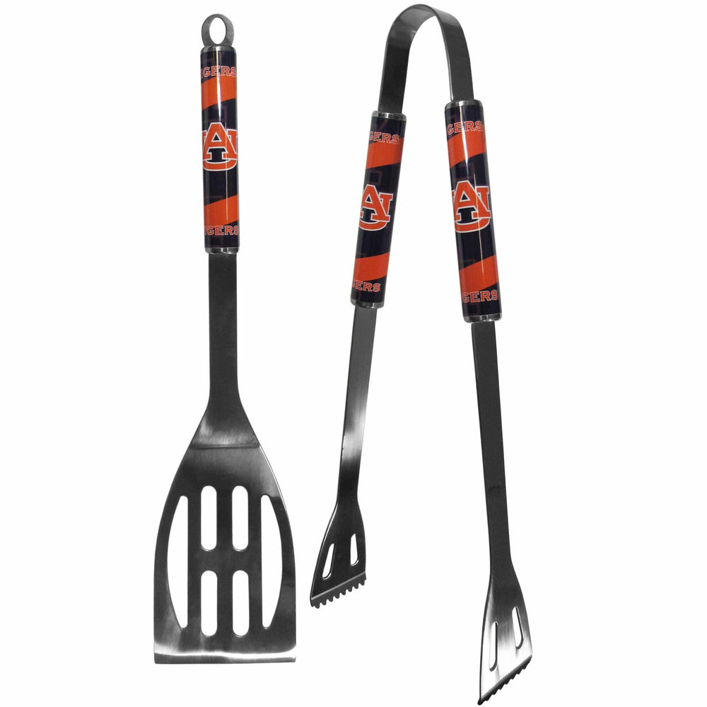 Auburn Tigers 2 pc Steel BBQ Tool Set - Siskiyou Buckle