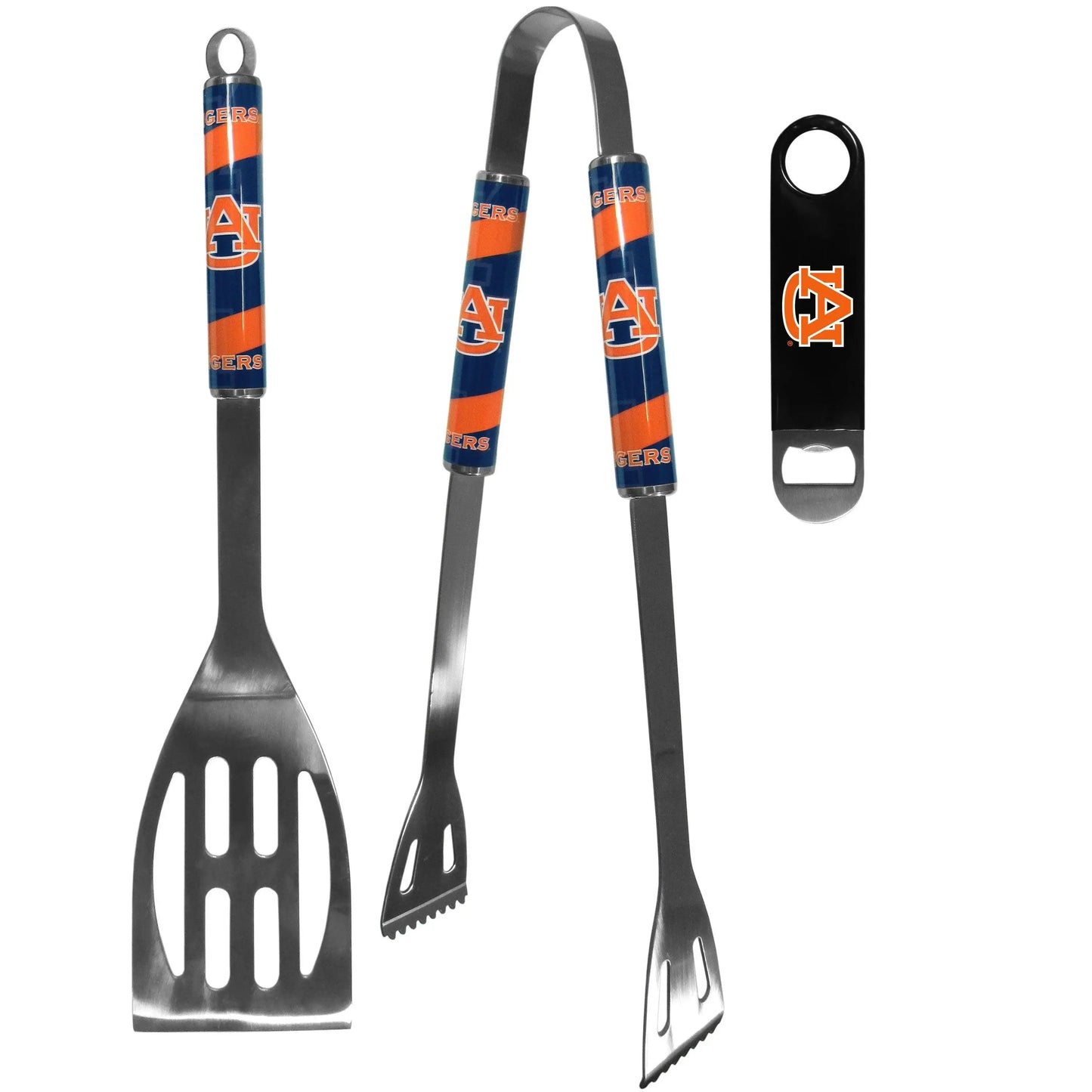 Auburn Tigers 2 pc BBQ Set and Bottle Opener - Siskiyou Buckle - Flyclothing LLC