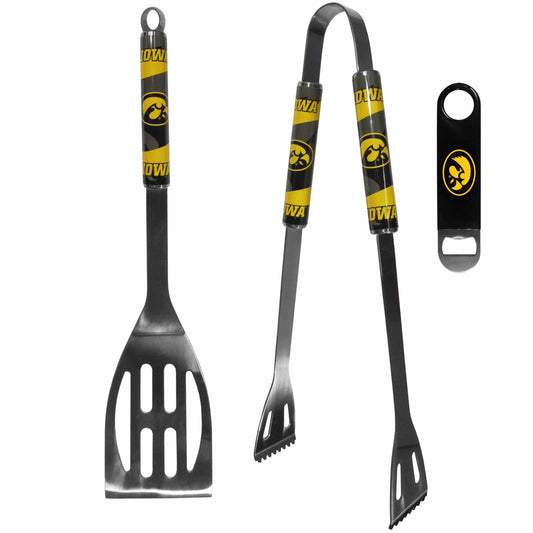 Iowa Hawkeyes 2 pc BBQ Set and Bottle Opener - Siskiyou Buckle