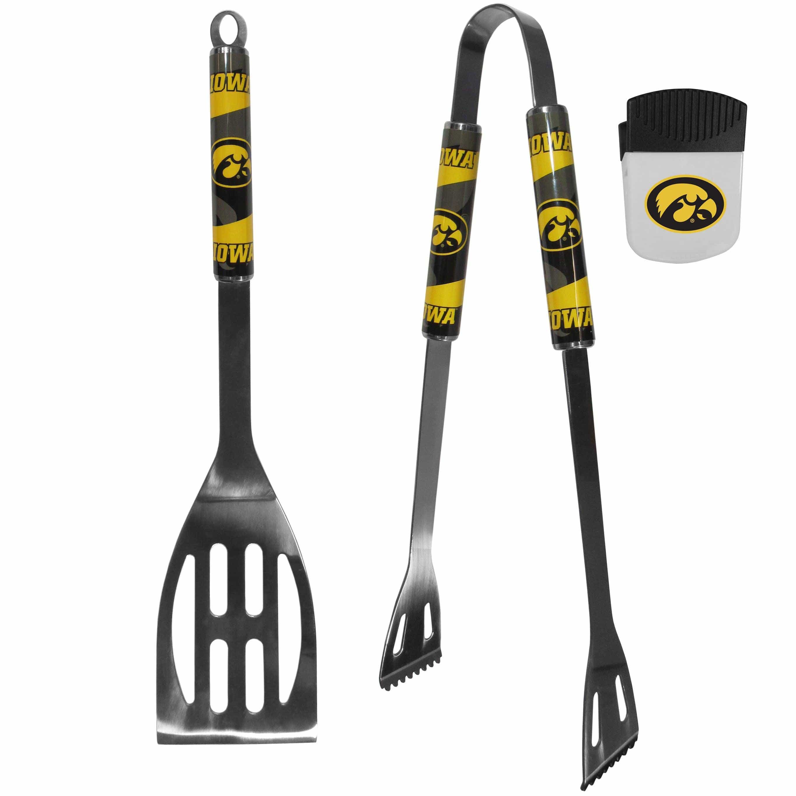 Iowa Hawkeyes 2 pc BBQ Set and Chip Clip - Siskiyou Buckle