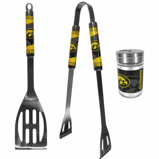Iowa Hawkeyes 2pc BBQ Set with Season Shaker - Siskiyou Buckle