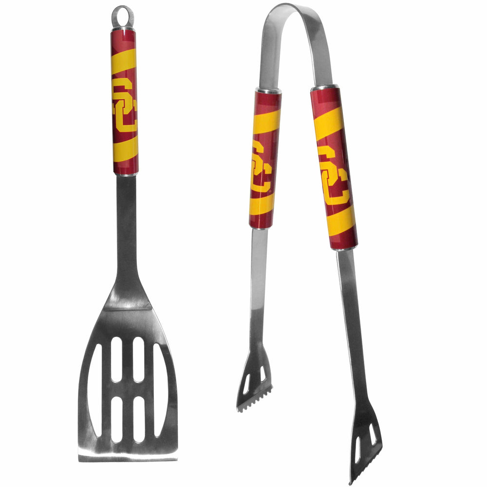 USC Trojans 2 pc Steel BBQ Tool Set - Siskiyou Buckle