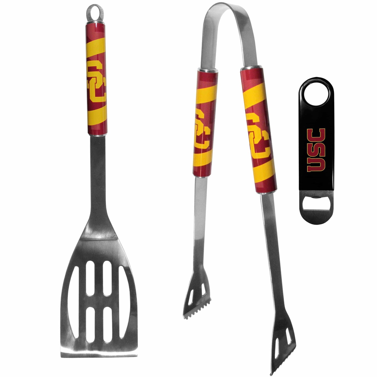 USC Trojans 2 pc BBQ Set and Bottle Opener - Siskiyou Buckle - Flyclothing LLC