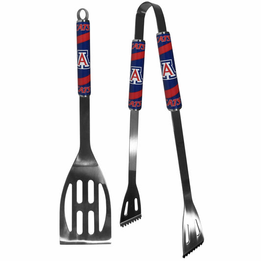 Arizona Wildcats 2 pc Steel BBQ Tool Set - Siskiyou Buckle
