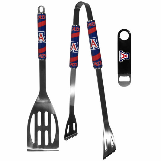 Arizona Wildcats 2 pc BBQ Set and Bottle Opener - Siskiyou Buckle