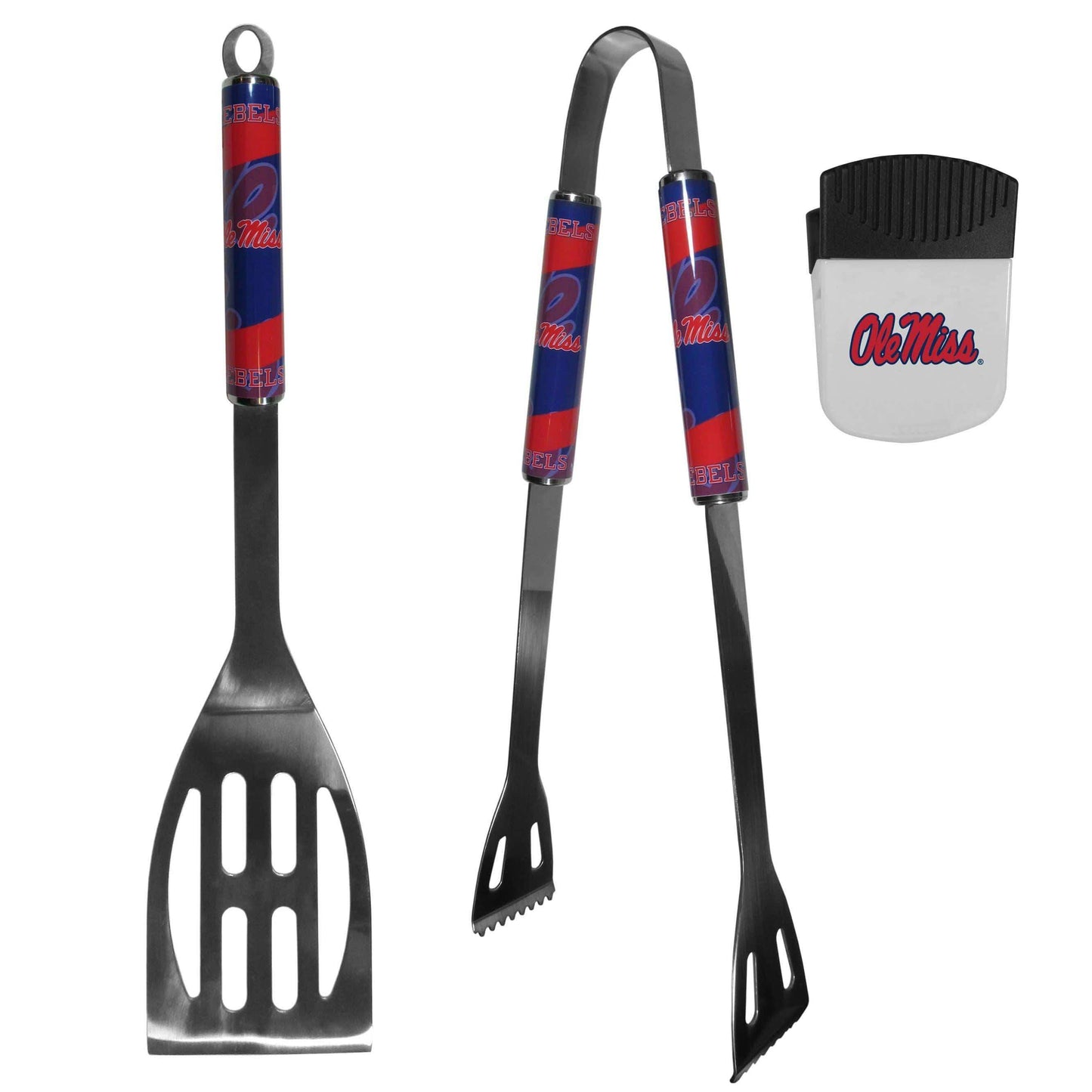 Mississippi Rebels 2 pc BBQ Set and Chip Clip - Siskiyou Buckle - Flyclothing LLC