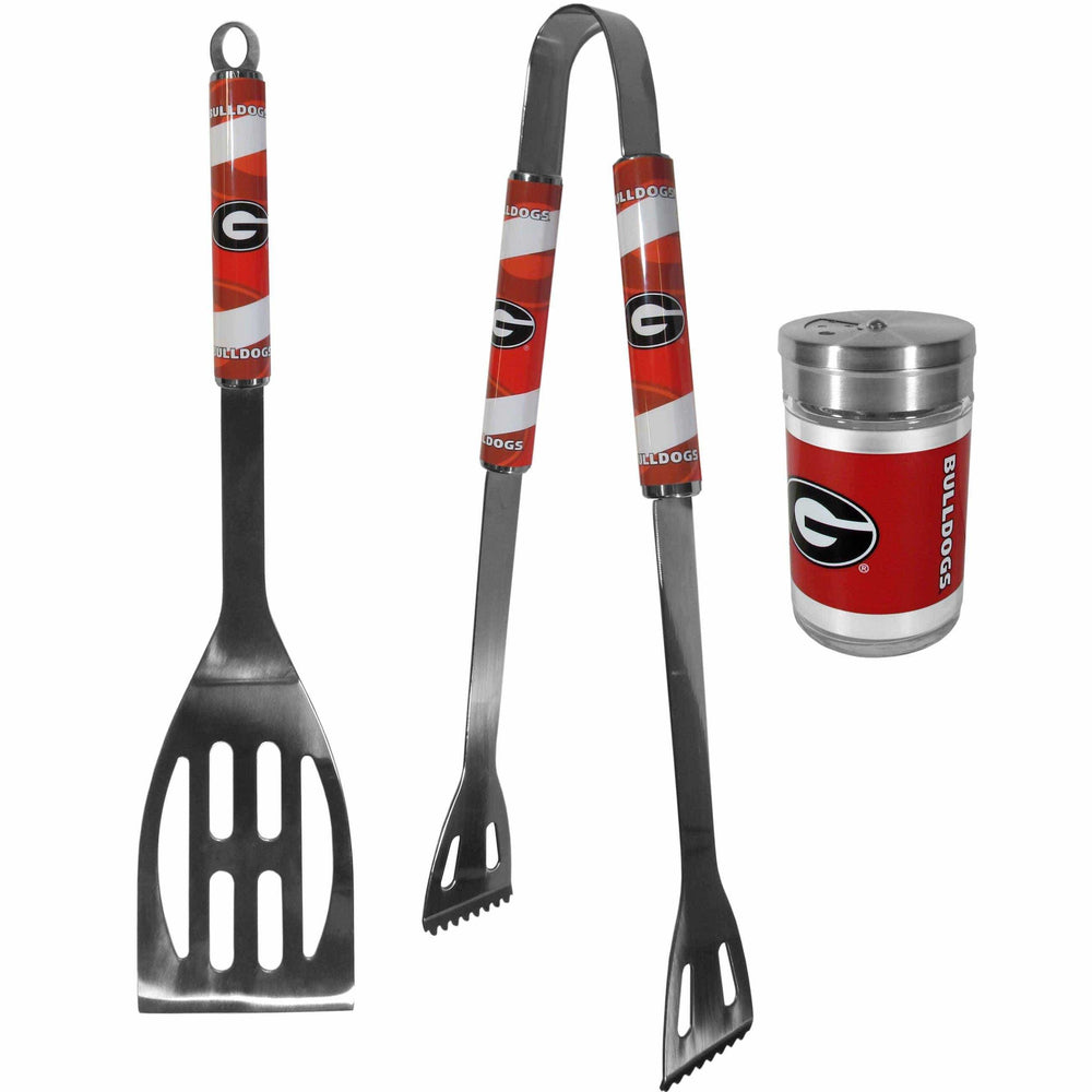 Georgia Bulldogs 2pc BBQ Set with Season Shaker - Siskiyou Buckle - Flyclothing LLC