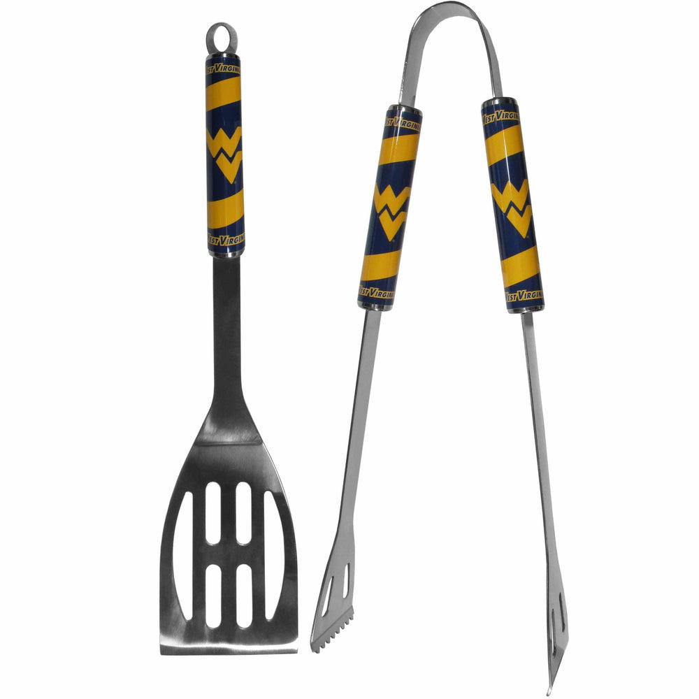 W. Virginia Mountaineers 2 pc Steel BBQ Tool Set - Flyclothing LLC