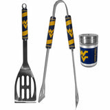W. Virginia Mountaineers 2pc BBQ Set with Season Shaker - Siskiyou Buckle