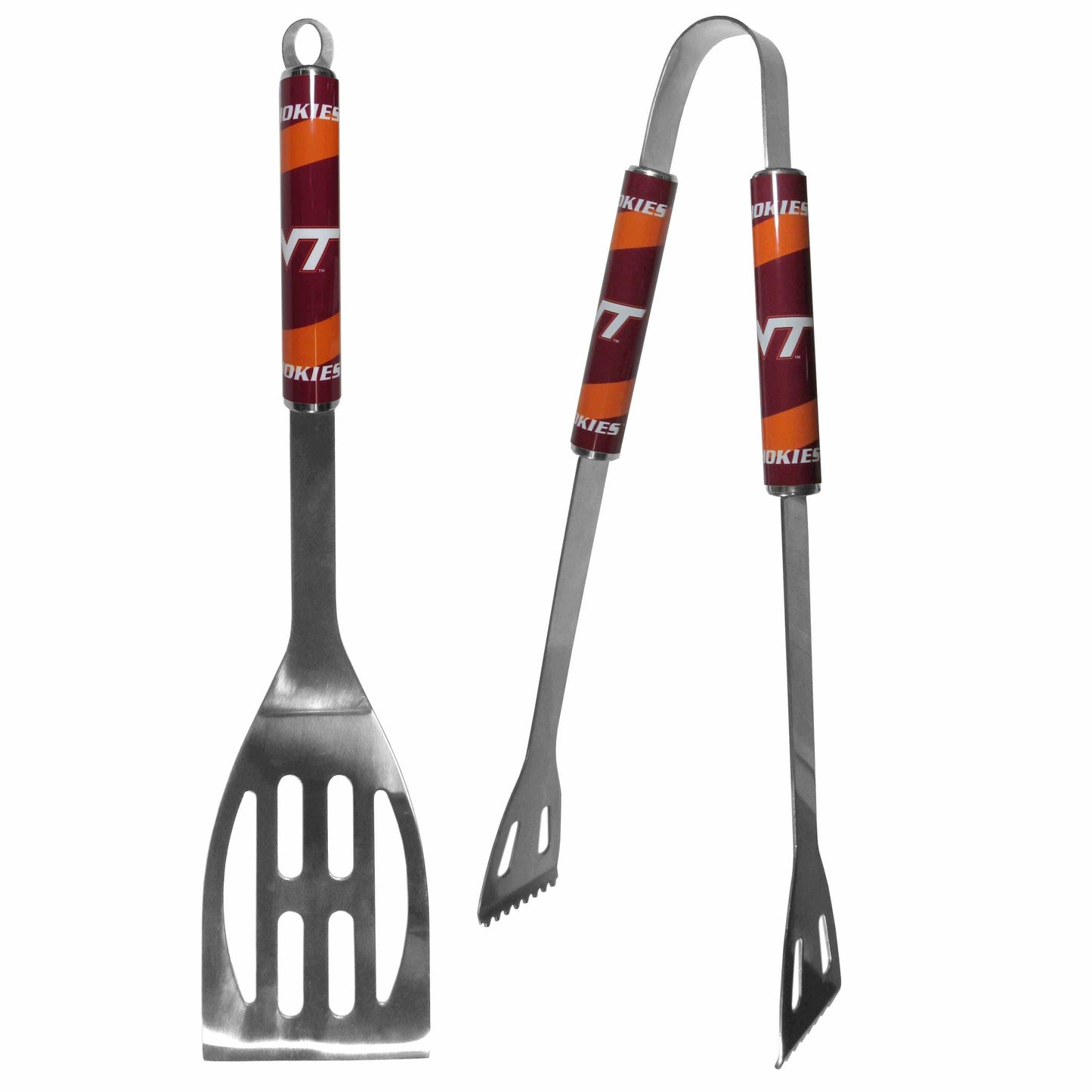 Virginia Tech Hokies 2 pc Steel BBQ Tool Set - Siskiyou Buckle - Flyclothing LLC