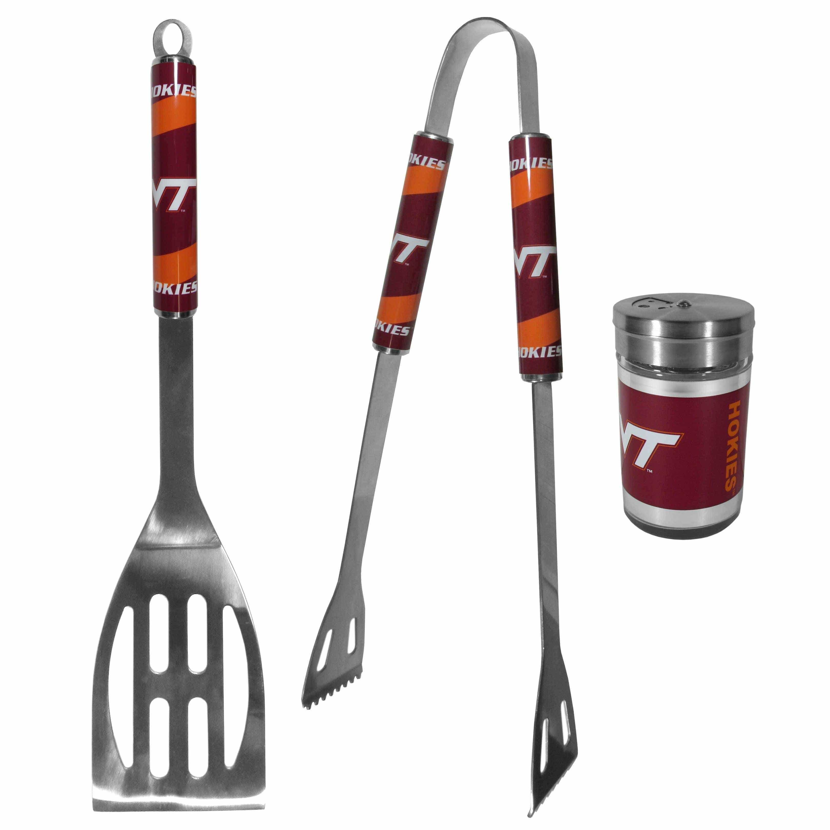 Virginia Tech Hokies 2pc BBQ Set with Season Shaker - Siskiyou Buckle - Flyclothing LLC