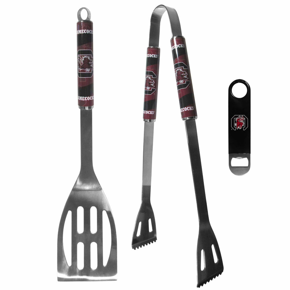 S. Carolina Gamecocks 2 pc BBQ Set and Bottle Opener - Siskiyou Buckle