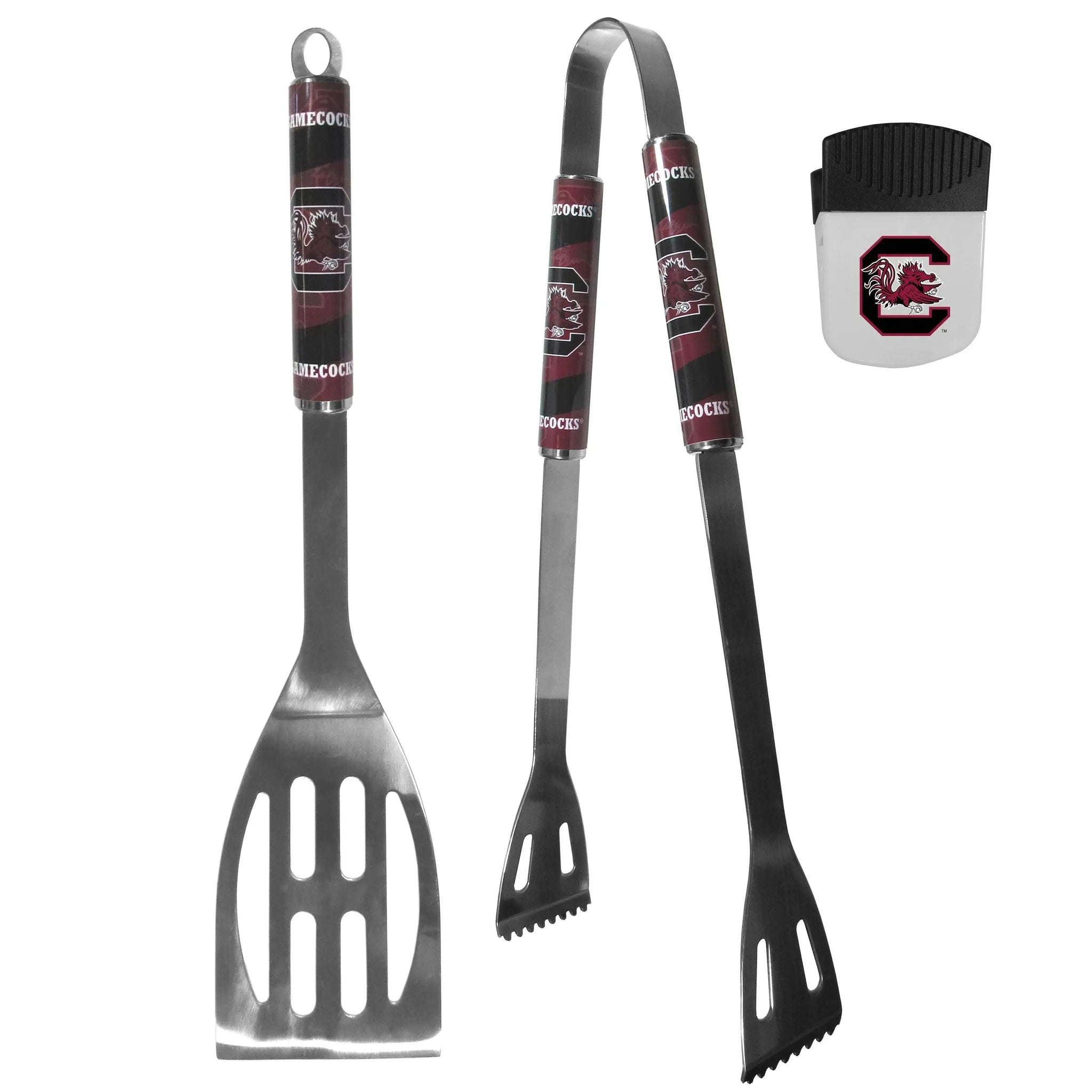 S. Carolina Gamecocks 2 pc BBQ Set and Chip Clip - Siskiyou Buckle - Flyclothing LLC