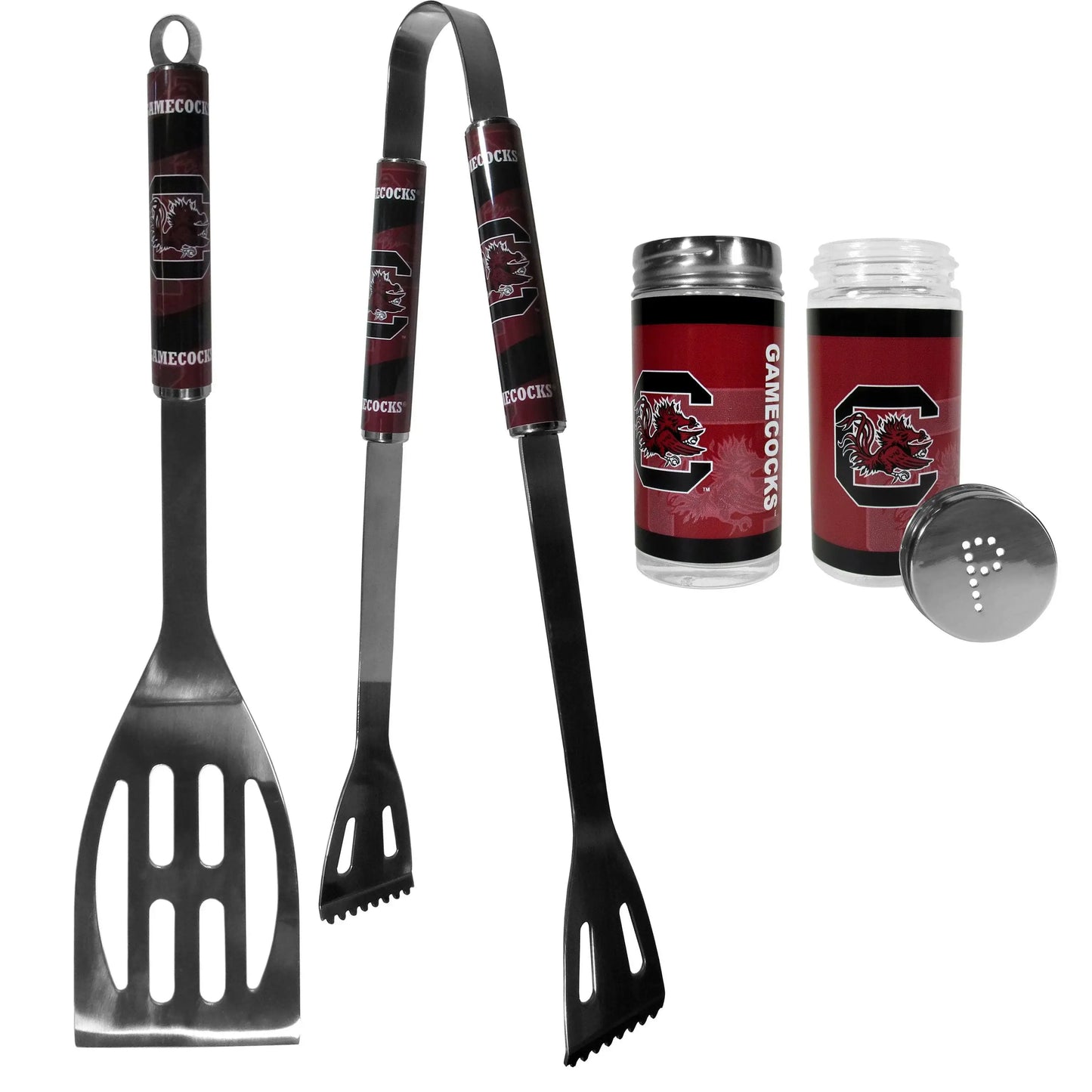 S. Carolina Gamecocks 2pc BBQ Set with Tailgate Salt & Pepper Shakers - Siskiyou Buckle - Flyclothing LLC