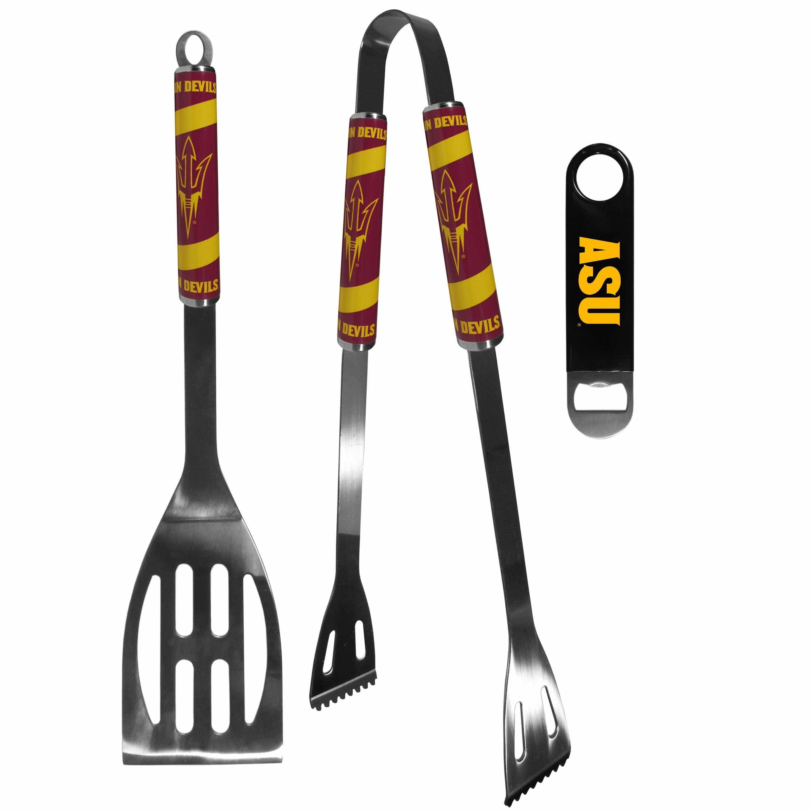 Arizona St. Sun Devils 2 pc BBQ Set and Bottle Opener - Siskiyou Buckle