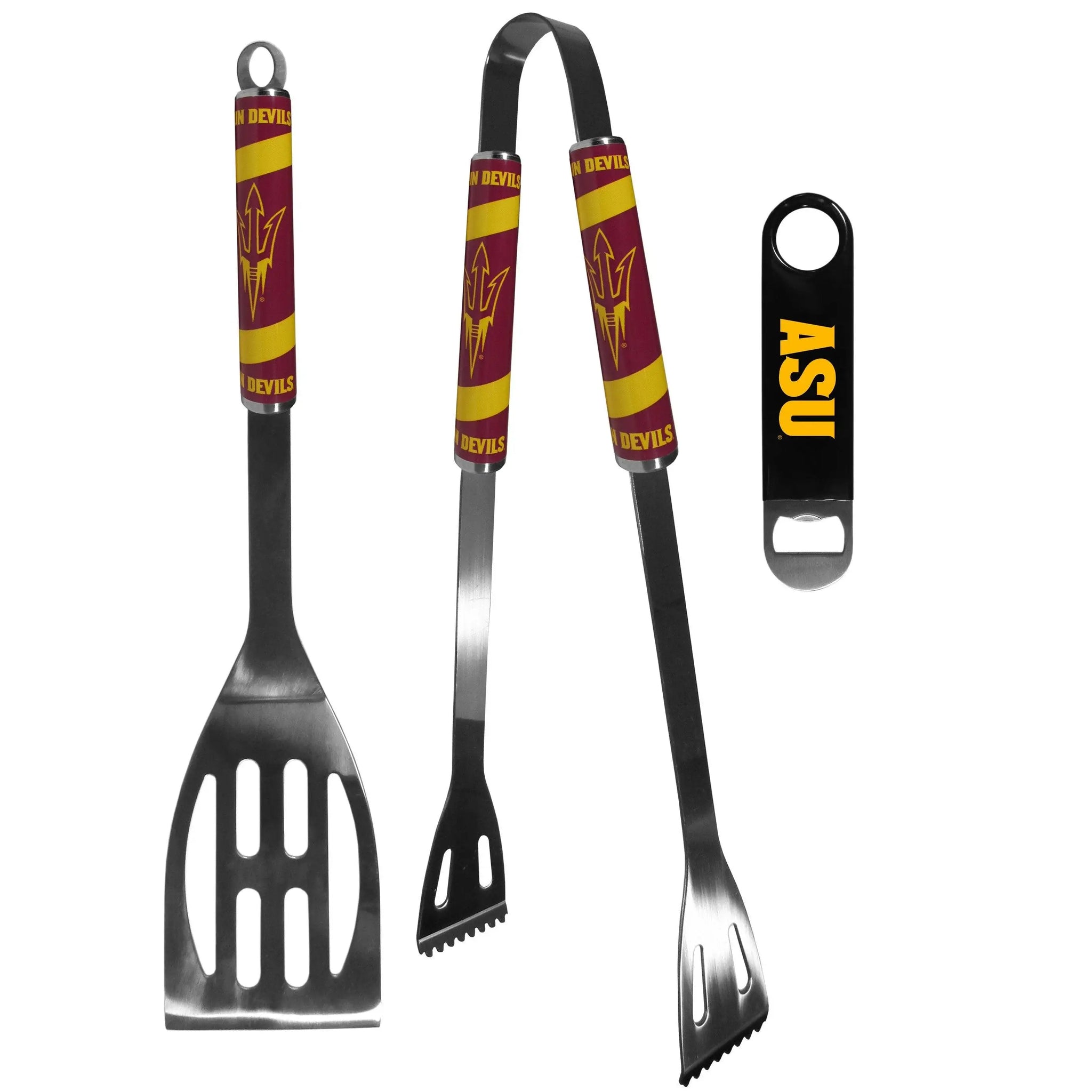 Arizona St. Sun Devils 2 pc BBQ Set and Bottle Opener - Siskiyou Buckle - Flyclothing LLC