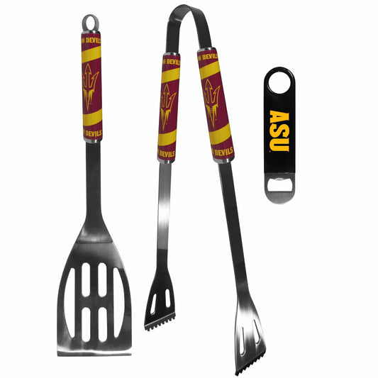 Arizona St. Sun Devils 2 pc BBQ Set and Bottle Opener - Siskiyou Buckle