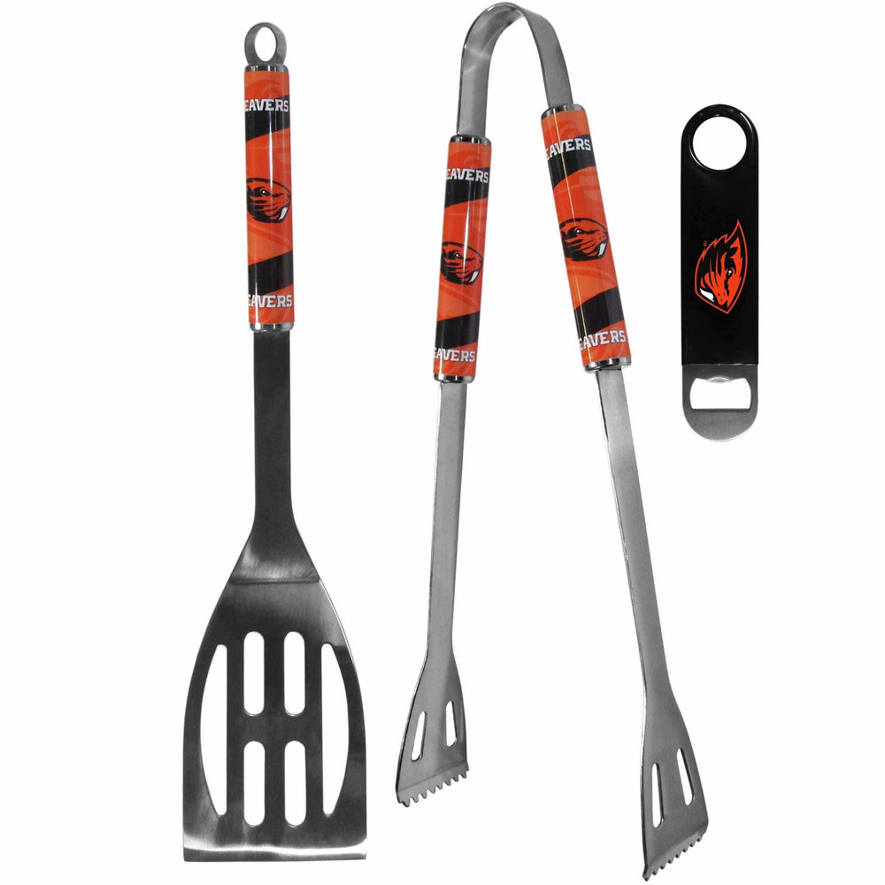 Oregon St. Beavers 2 pc BBQ Set and Bottle Opener - Siskiyou Buckle