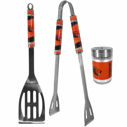 Oregon St. Beavers 2pc BBQ Set with Season Shaker - Siskiyou Buckle