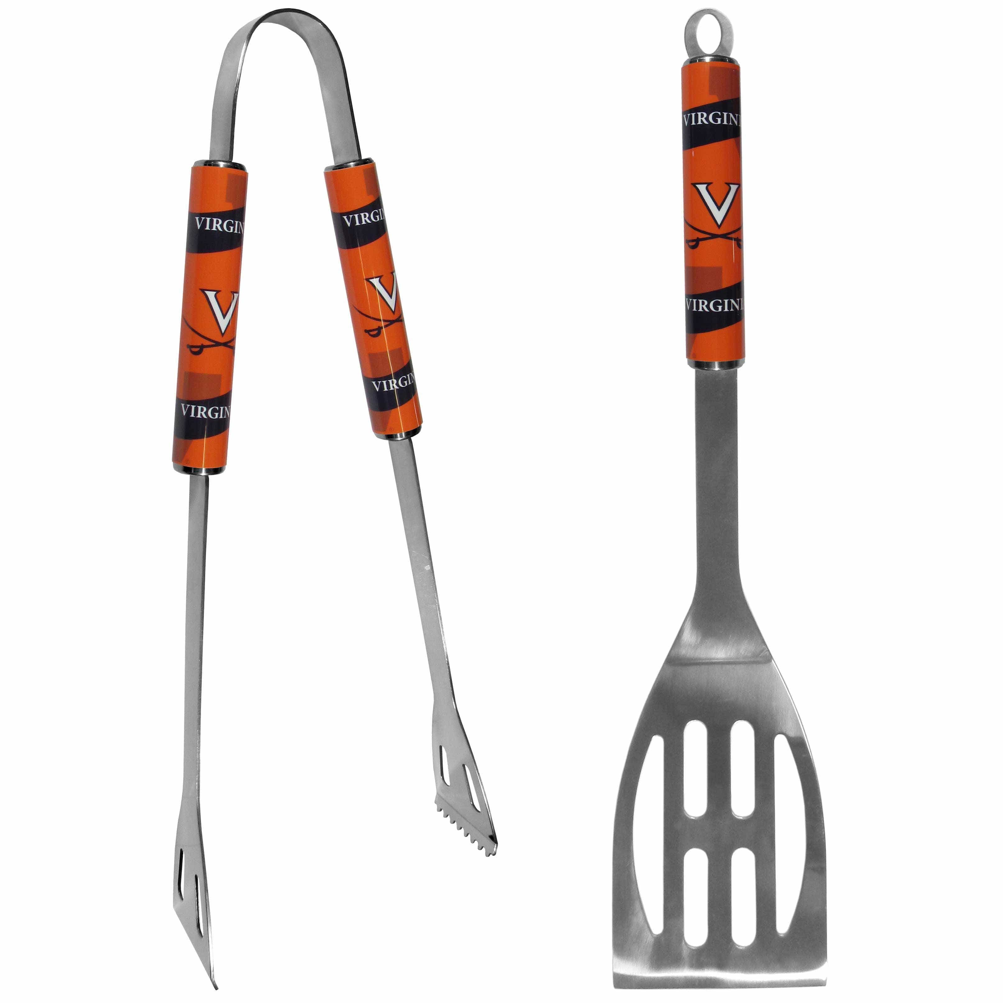 Virginia Cavaliers 2 pc Steel BBQ Tool Set - Flyclothing LLC