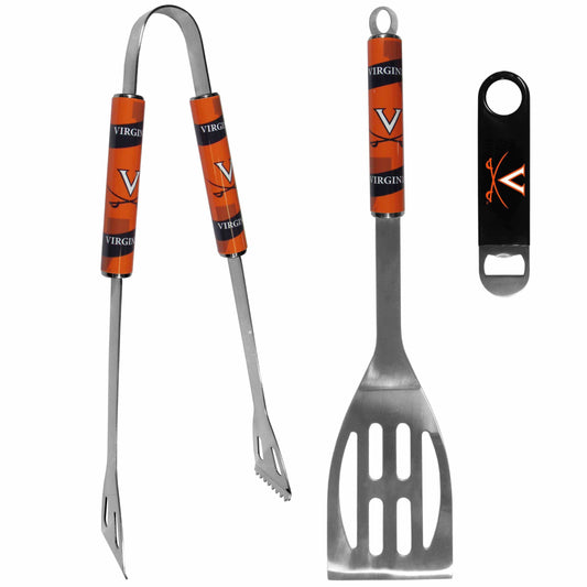 Virginia Cavaliers 2 pc BBQ Set and Bottle Opener - Siskiyou Buckle - Flyclothing LLC