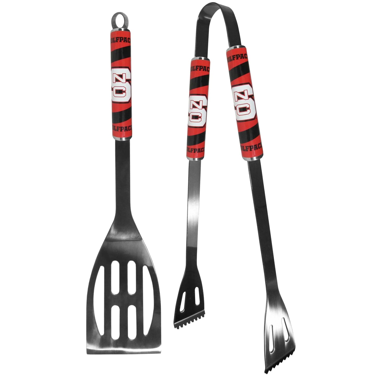 N. Carolina St. Wolfpack 2 pc Steel BBQ Tool Set - Siskiyou Buckle - Flyclothing LLC