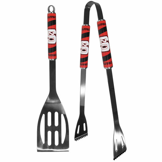 N. Carolina St. Wolfpack 2 pc Steel BBQ Tool Set - Siskiyou Buckle - Flyclothing LLC