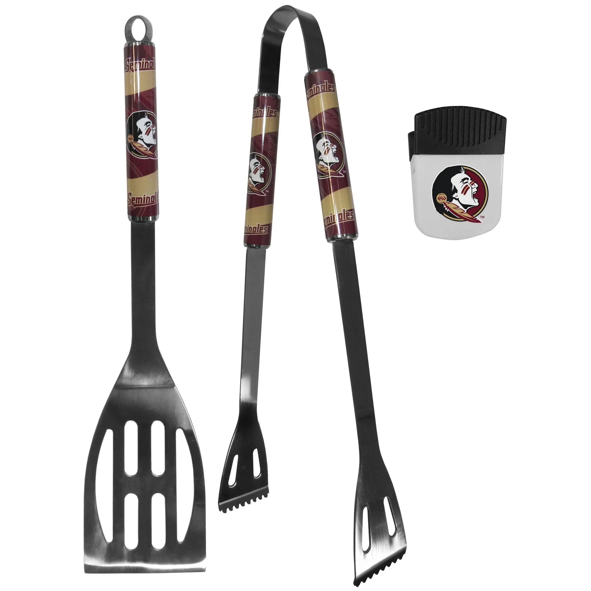 Florida St. Seminoles 2 pc BBQ Set and Chip Clip - Siskiyou Buckle - Flyclothing LLC