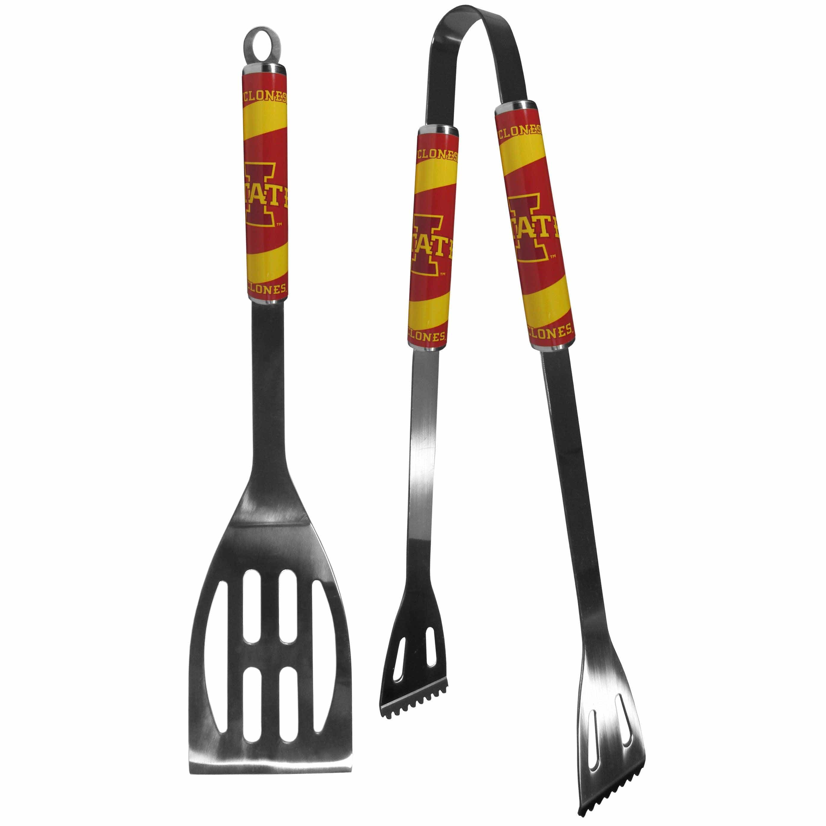 Iowa St. Cyclones 2 pc Steel BBQ Tool Set - Flyclothing LLC