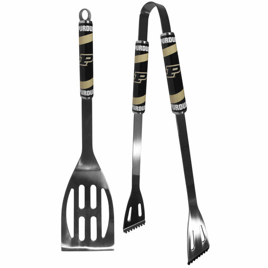 Purdue Boilermakers 2 pc Steel BBQ Tool Set - Siskiyou Buckle