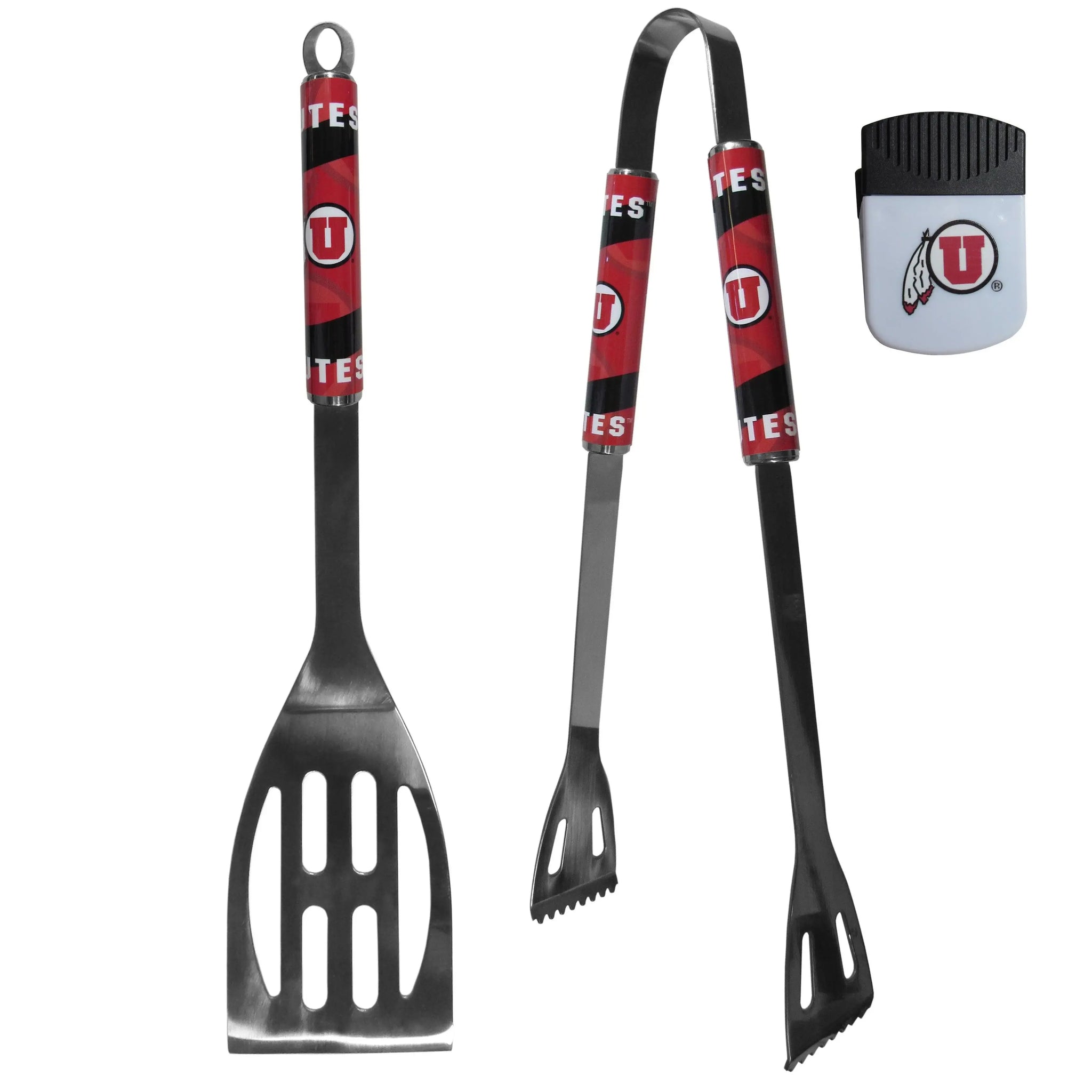 Utah Utes 2 pc BBQ Set and Chip Clip - Siskiyou Buckle - Flyclothing LLC