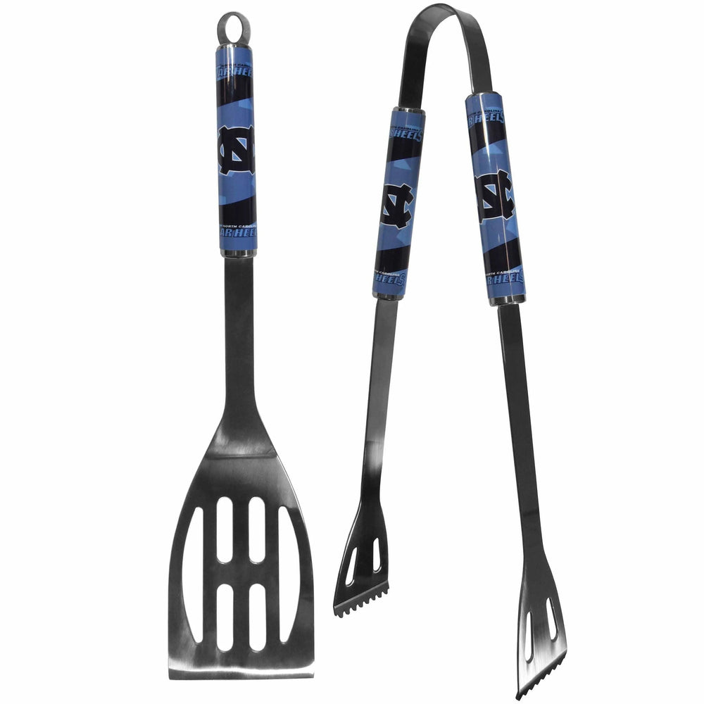 N. Carolina Tar Heels 2 pc Steel BBQ Tool Set - Siskiyou Buckle
