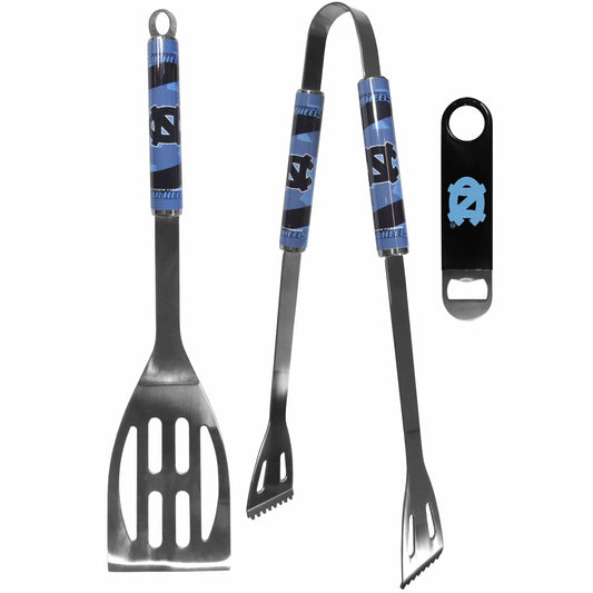 N. Carolina Tar Heels 2 pc BBQ Set and Bottle Opener - Siskiyou Buckle