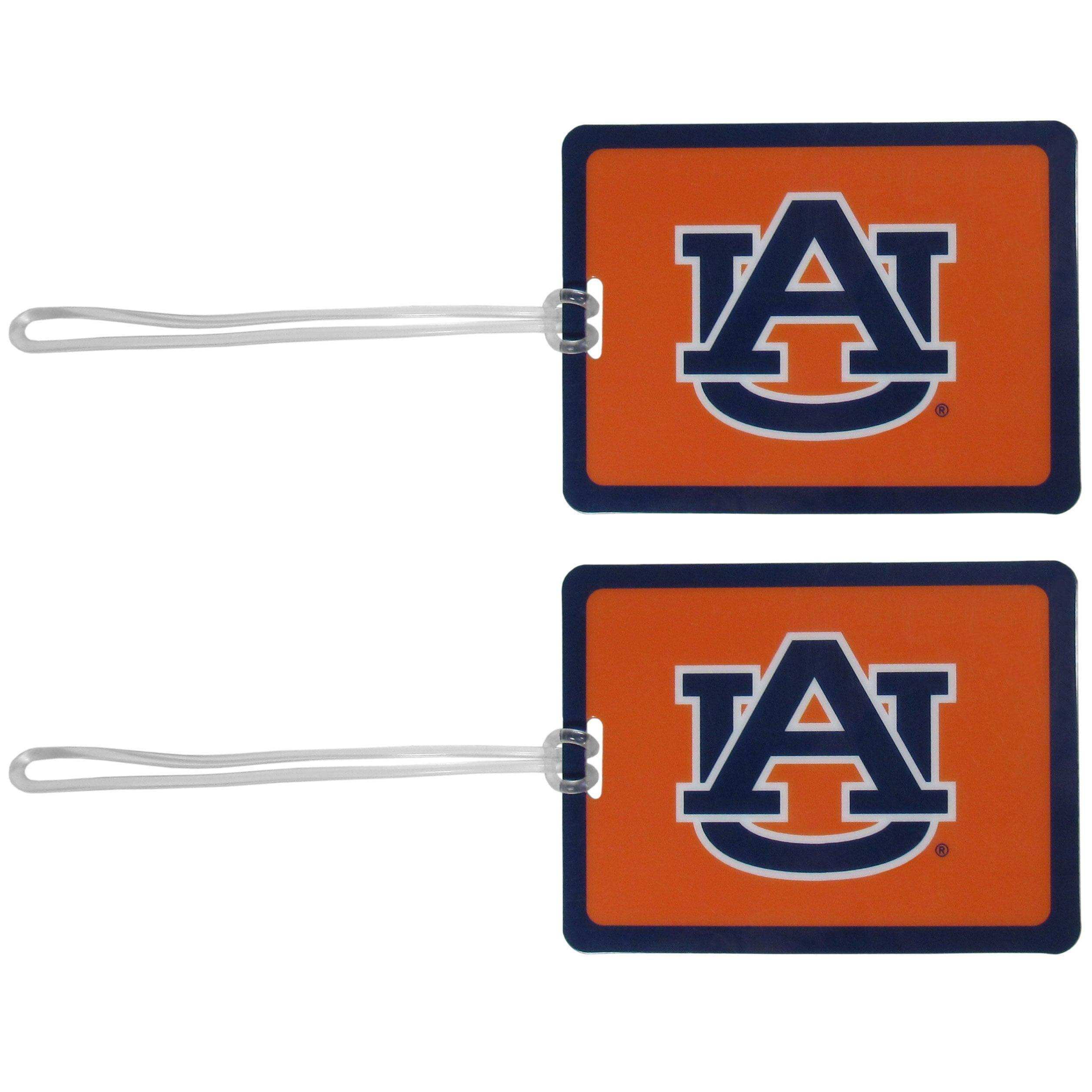 Auburn Tigers Vinyl Luggage Tag, 2pk - Siskiyou Buckle - Flyclothing LLC