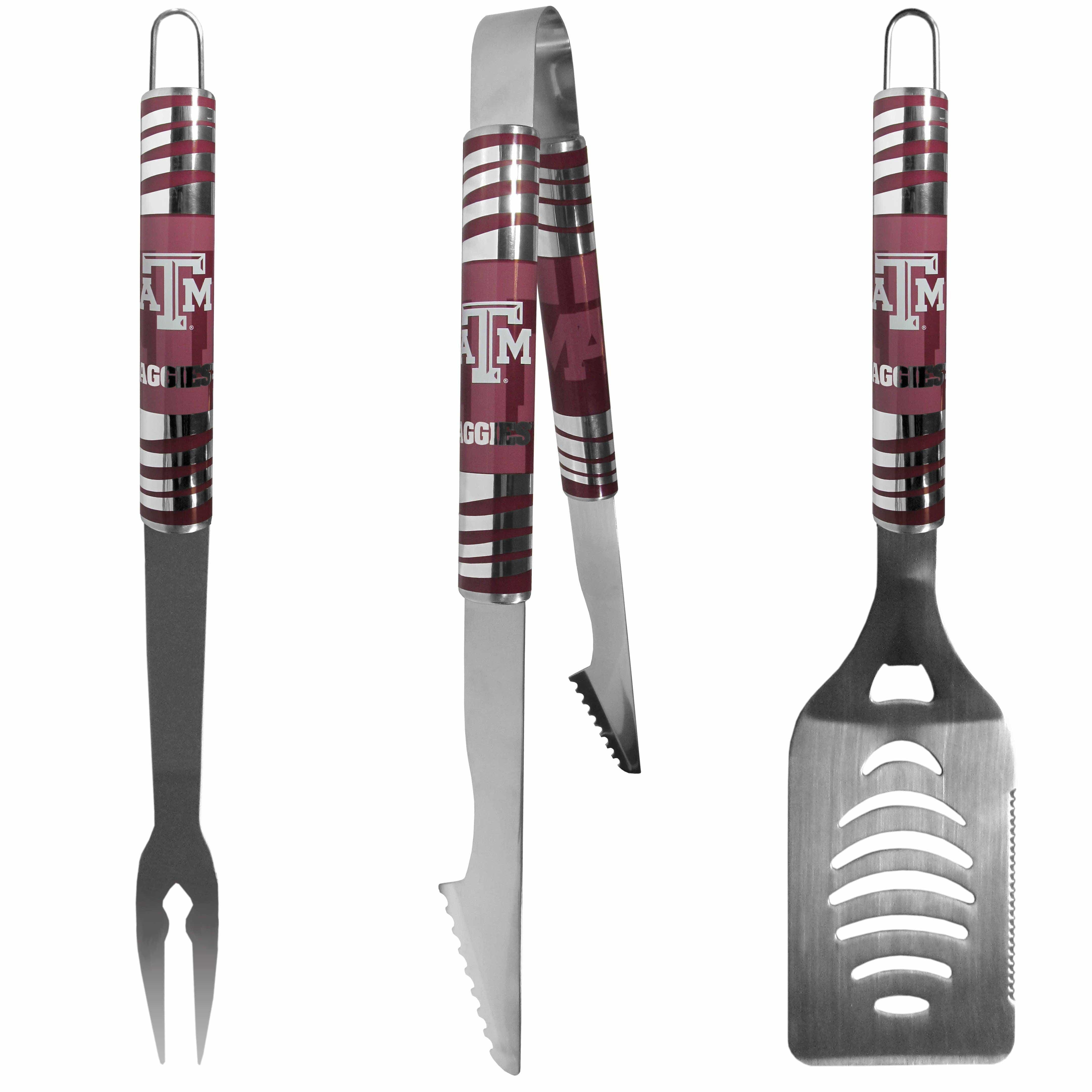 Texas A & M Aggies 3 pc Tailgater BBQ Set - Flyclothing LLC