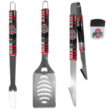 Ohio St. Buckeyes 3 pc BBQ Set and Chip Clip - Siskiyou Buckle - Flyclothing LLC
