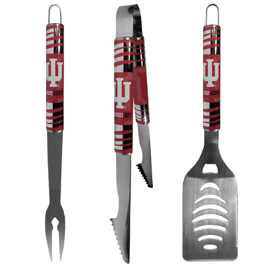 Indiana Hoosiers 3 pc Tailgater BBQ Set - Flyclothing LLC
