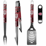 Indiana Hoosiers 3 pc BBQ Set and Bottle Opener - Siskiyou Buckle - Flyclothing LLC