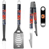 Auburn Tigers 3 pc BBQ Set and Bottle Opener - Siskiyou Buckle