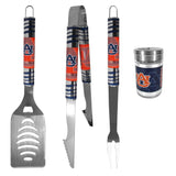 Auburn Tigers 3 pc Tailgater BBQ Set and Season Shaker - Siskiyou Buckle