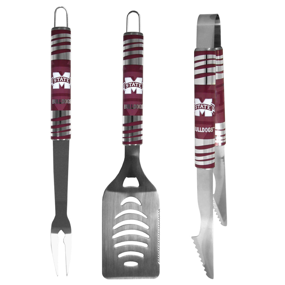 Mississippi St. Bulldogs 3 pc Tailgater BBQ Set - Siskiyou Buckle