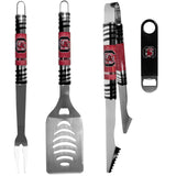 S. Carolina Gamecocks 3 pc BBQ Set and Bottle Opener - Siskiyou Buckle