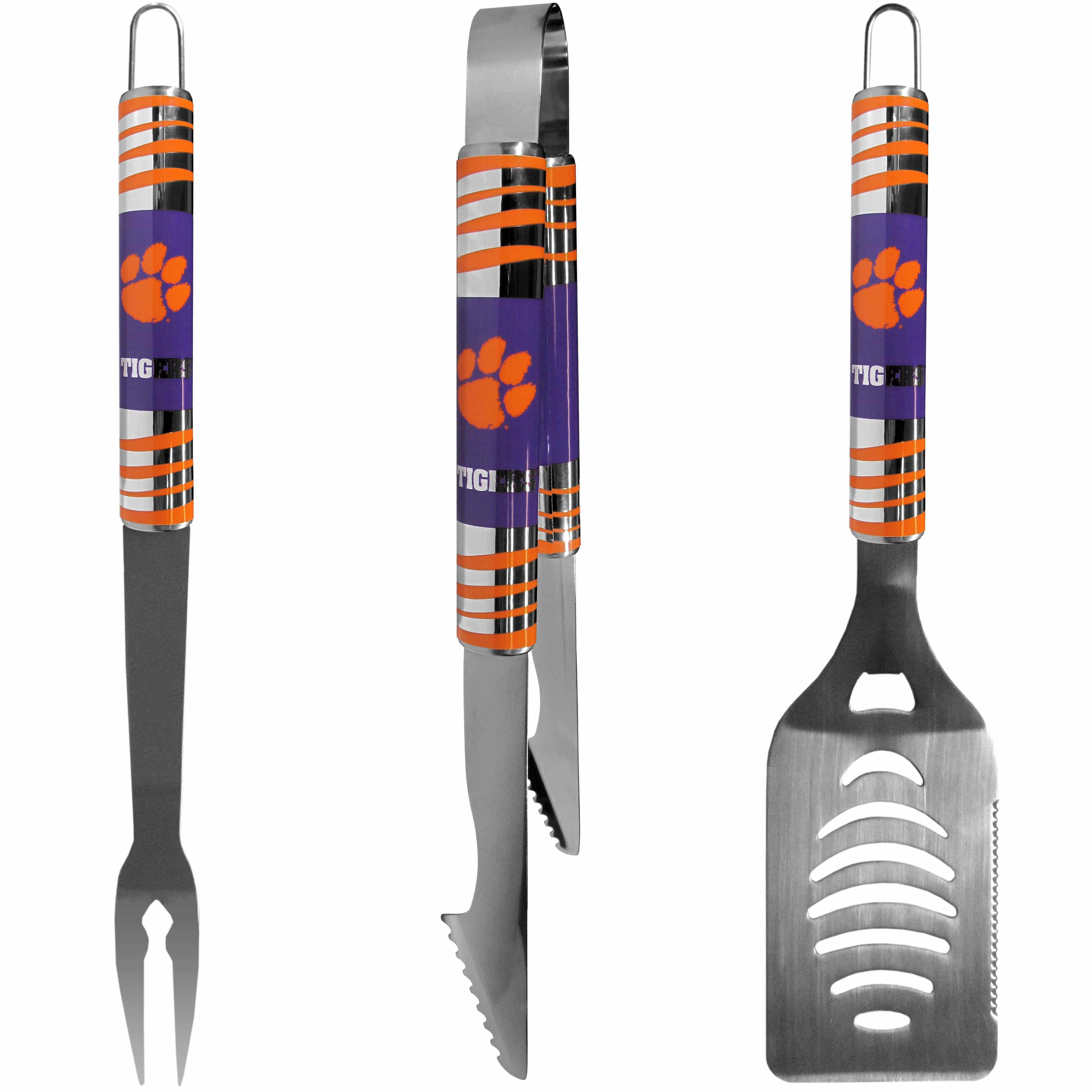 Clemson Tigers 3 pc Tailgater BBQ Set - Flyclothing LLC