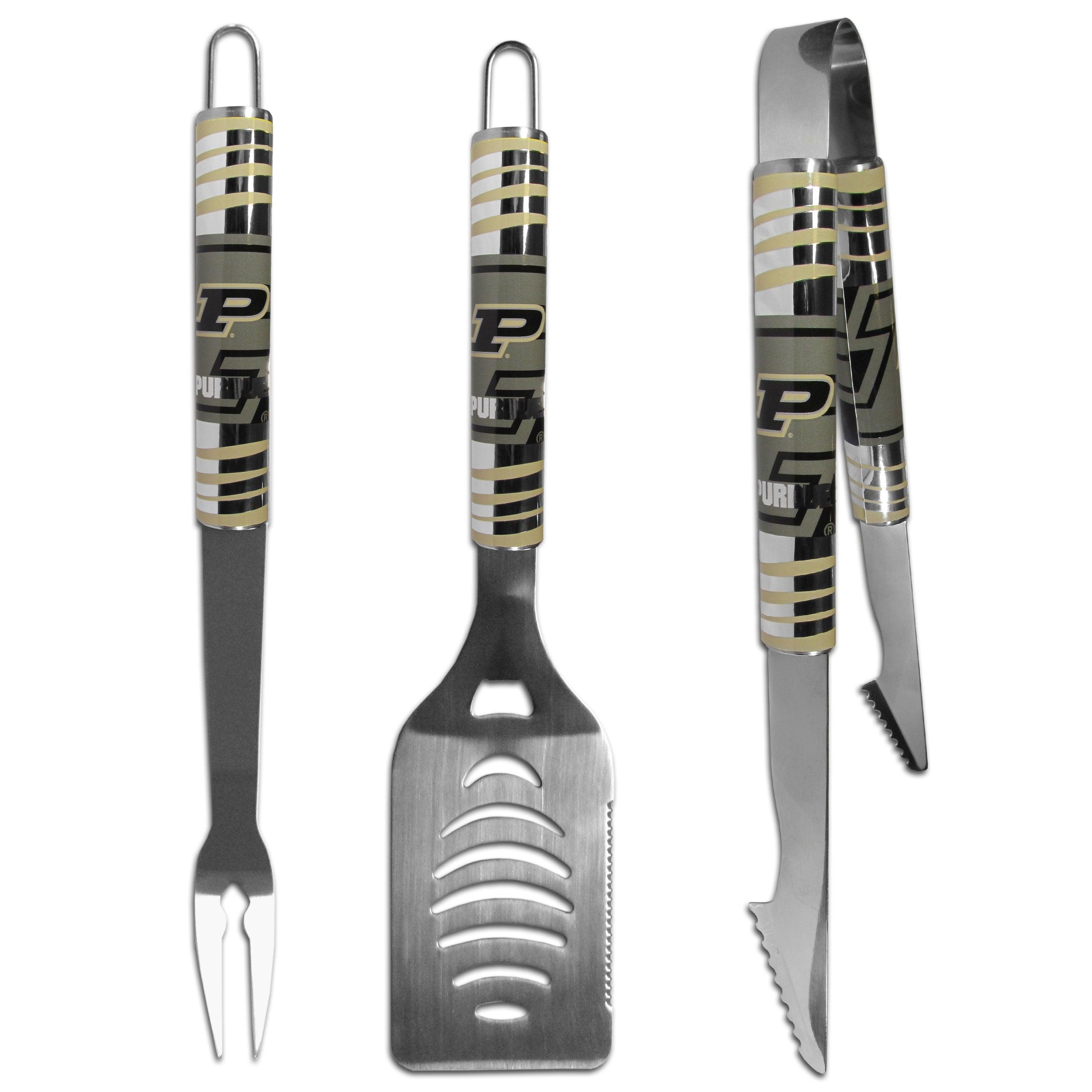 Purdue Boilermakers 3 pc Tailgater BBQ Set - Flyclothing LLC