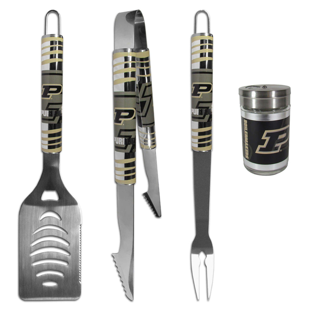 Purdue Boilermakers 3 pc Tailgater BBQ Set and Season Shaker - Siskiyou Buckle