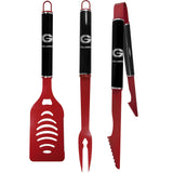 Georgia Bulldogs 3 pc Color and Black BBQ Set - Siskiyou Buckle - Flyclothing LLC