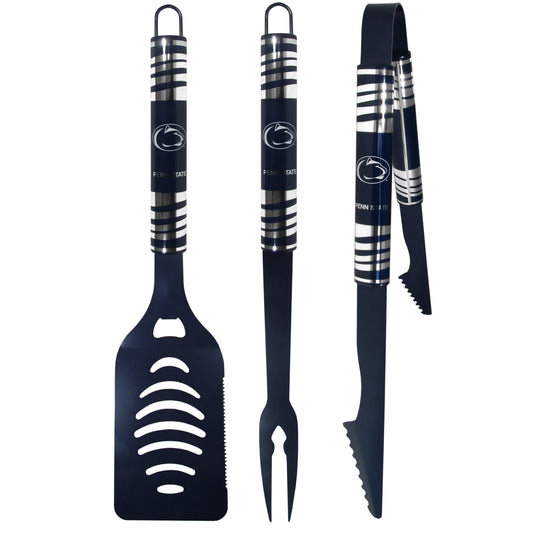 Penn St. Nittany Lions 3 pc Color BBQ Tool Set