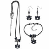 Auburn Tigers Euro Bead Jewelry 3 piece Set - Siskiyou Buckle